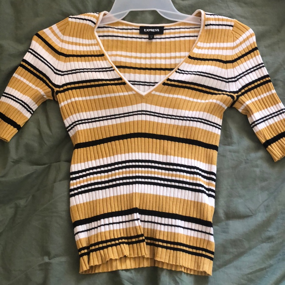 Express sweater quarter sleeve shirt
